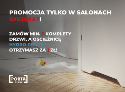 PROMOCJA: Ościeżnica PORTA Hydro Protect tylko za 1 zł!