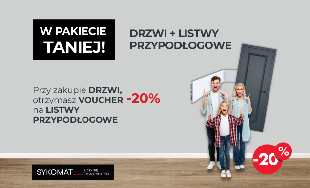 Drzwi + Listwy – w pakiecie taniej!