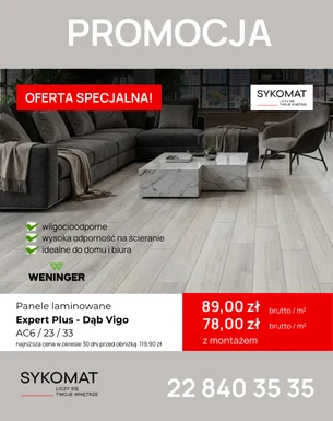 PROMOCJA W SALONACH SYKOMAT