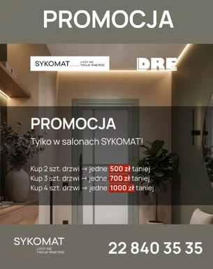PROMOCJA TYLKO W SALONACH SYKOMAT